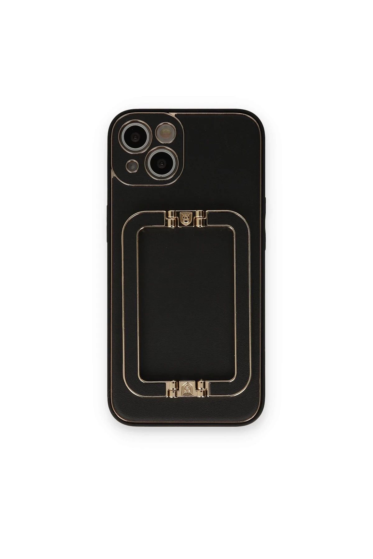 NewFace iPhone 14 Kılıf Coco Elit Kapak - Siyah FERRG