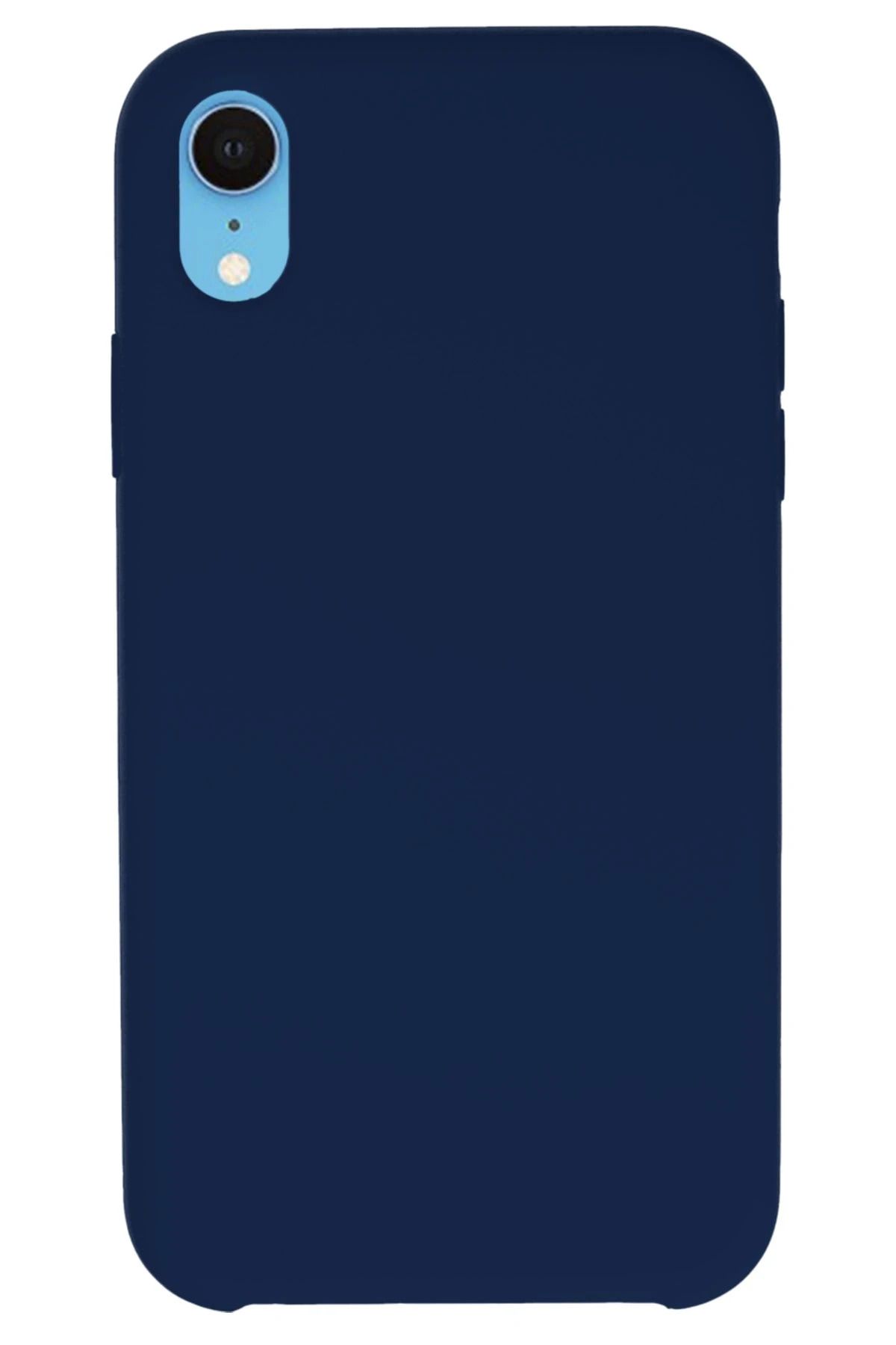 NewFace iPhone XR Kılıf Lansman Legant Silikon - Lacivert HNZRN