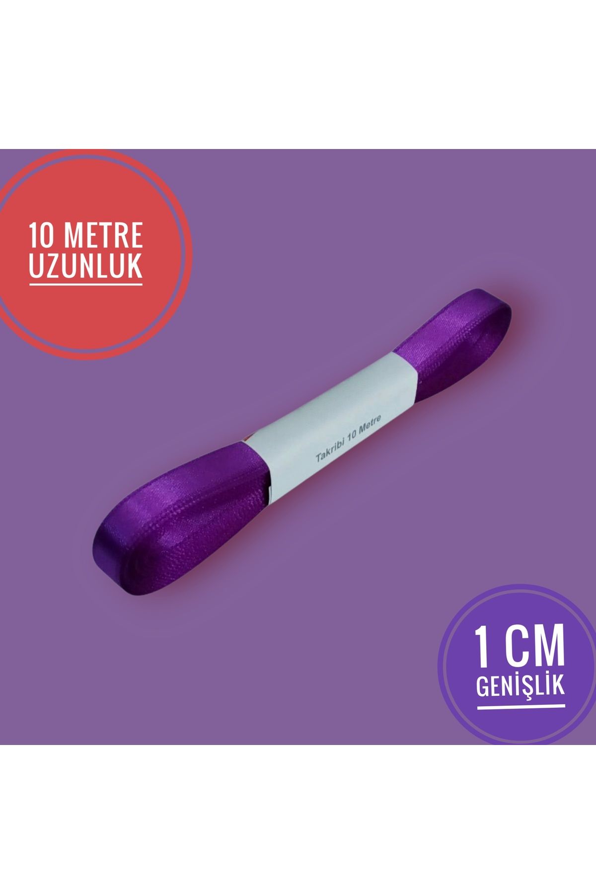 Idealtoka 10 metre saten kurdele 1 cm genişlik