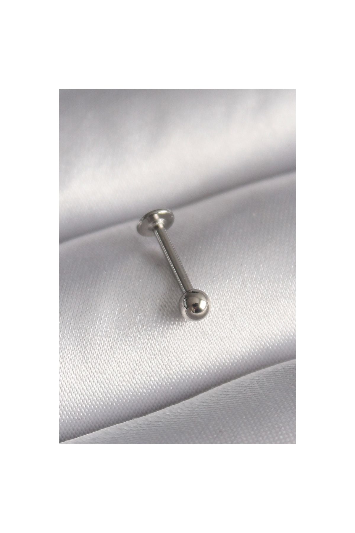 Marsilyan 316L Çelik Gümüş Renk Topçuk Model Piercing - TJ-PR1371