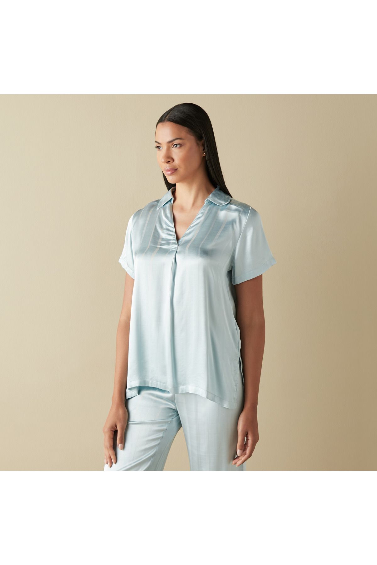 FAV-Striped Top and Pyjama Set 2