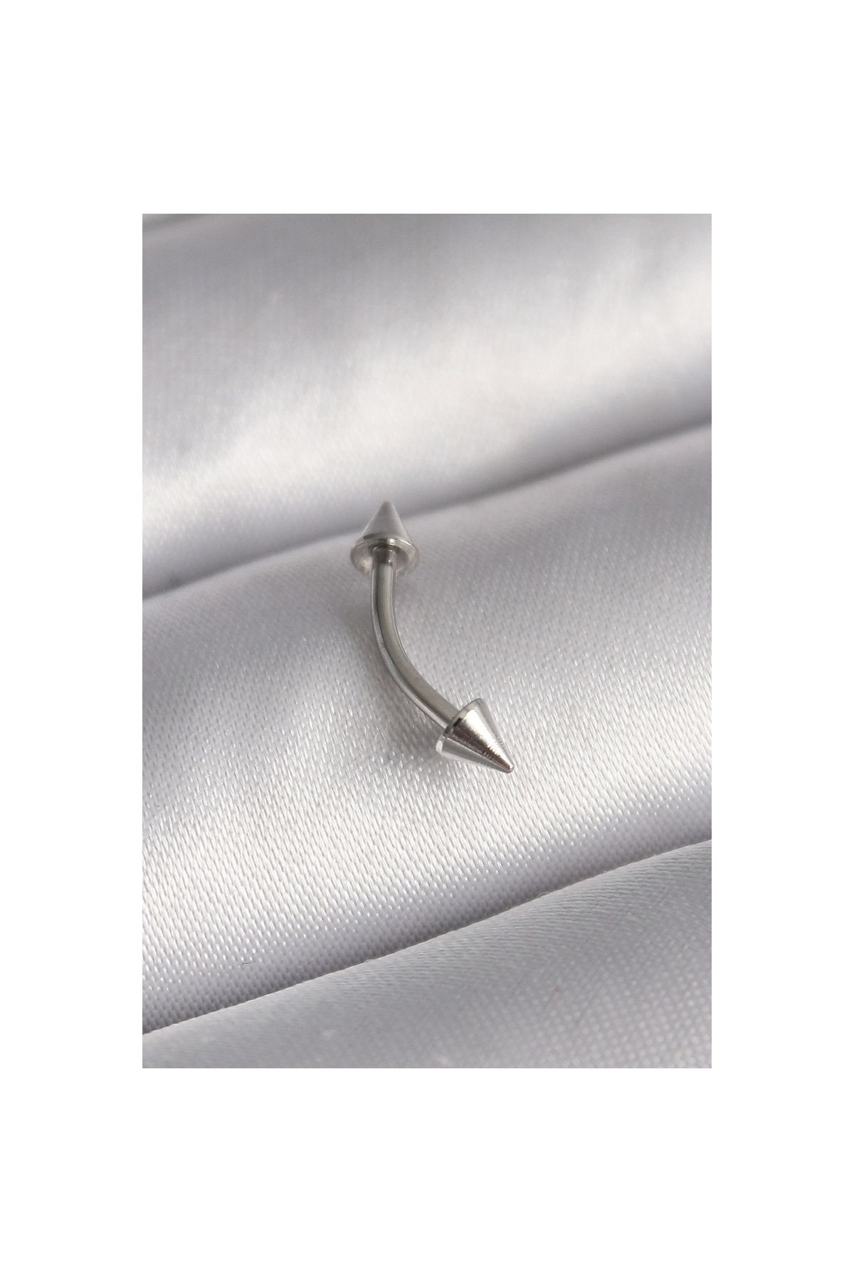 Marsilyan 316L Çelik Gümüş Renk Çivi Model Piercing - TJ-PR1364