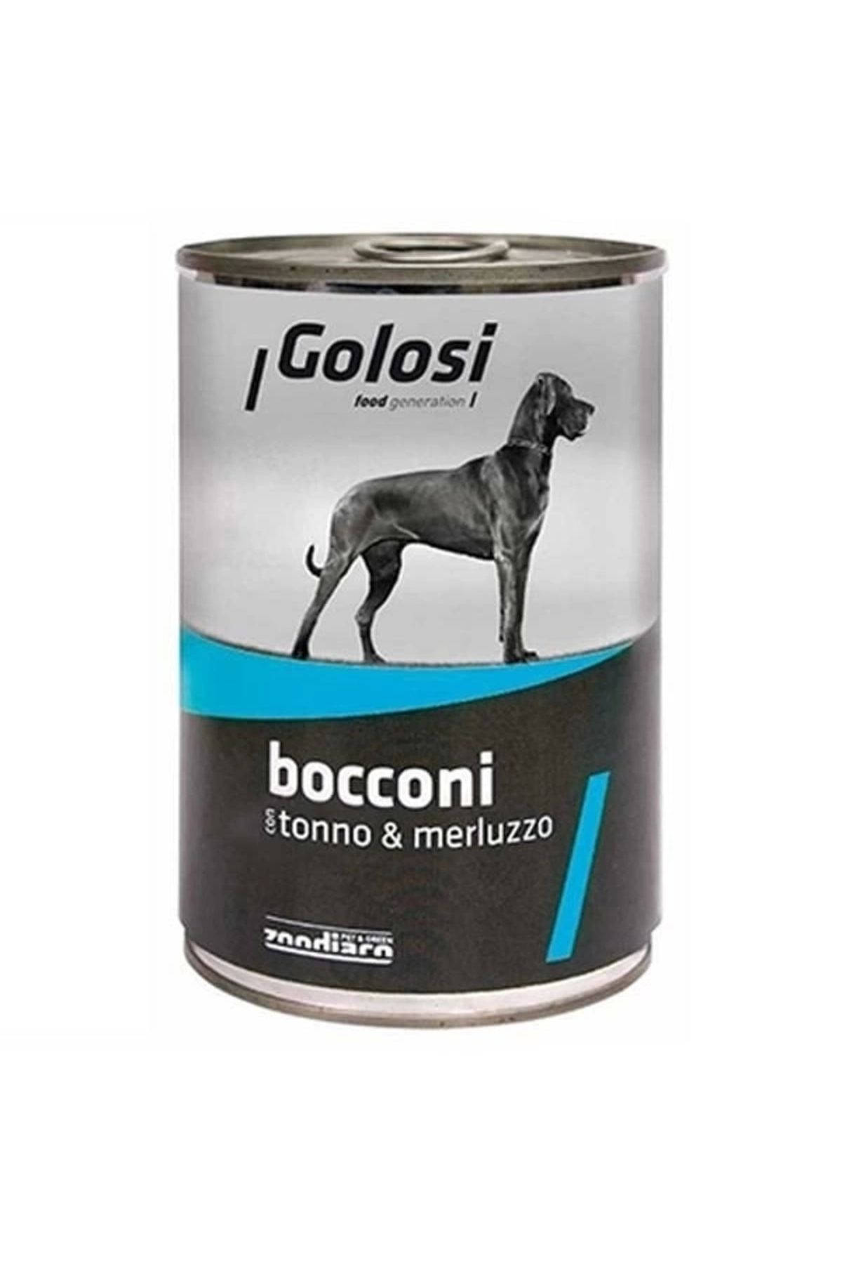 YNT İthalat Golosi Ton ve Morina Balıklı Köpek Konserve Maması 400 Gr