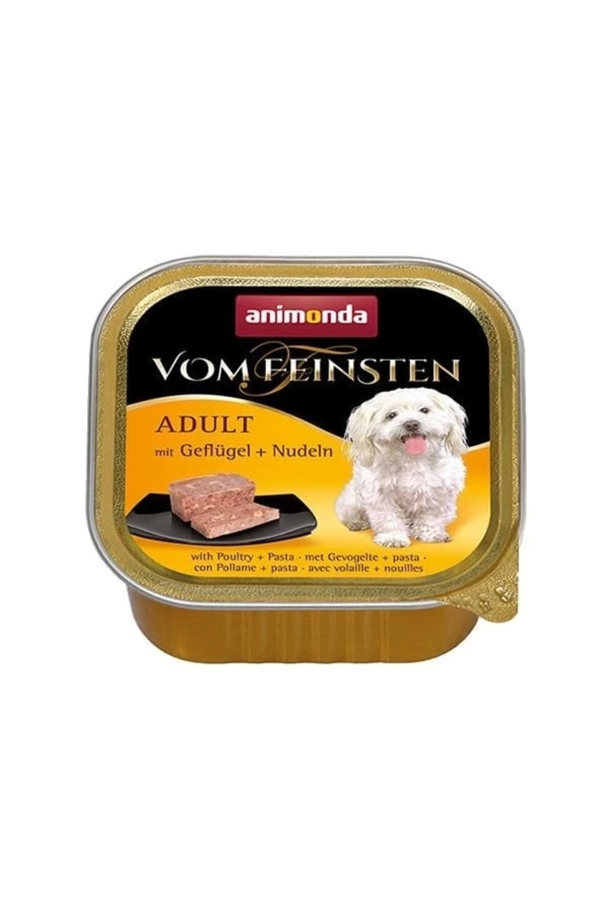 YNT İthalat Animonda Kümes Hayvanı ve Makarnalı Yetişkin Köpek Konservesi 150 Gr