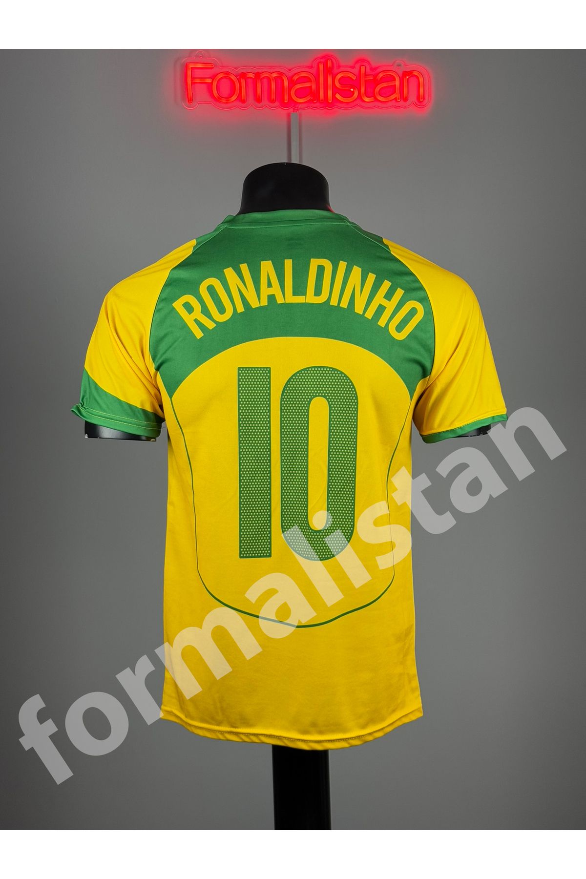 Quaxram Brezilya Milli Takımı 98 Dünya Kupası Ronaldinho 10 Nostalji Forması