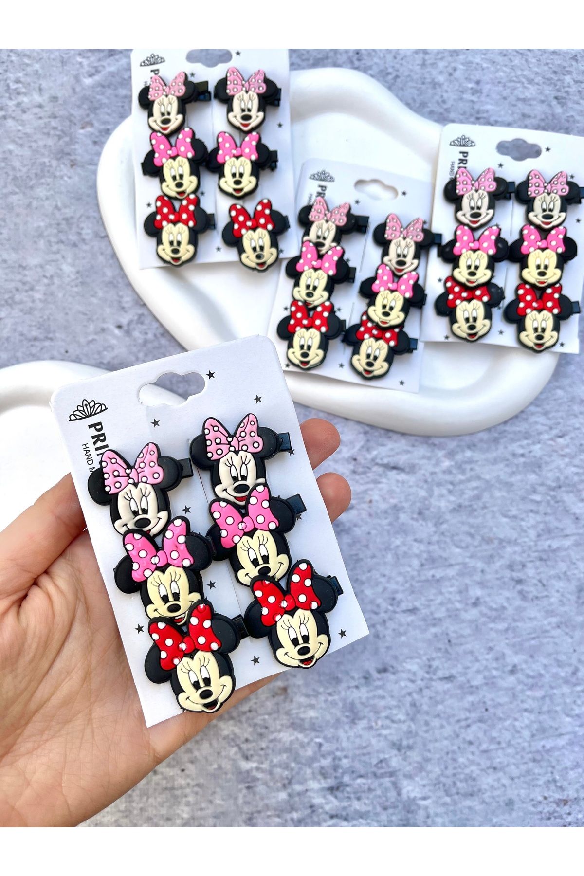 Toka Sepetim Minnie Mouse Pens Toka Seti 6 Adet