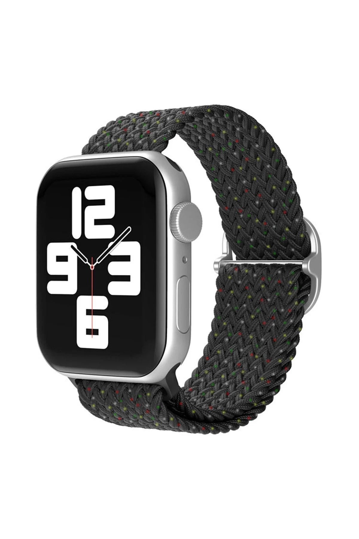 NewFace Apple Watch 38mm Star Kordon - Benekli Siyah INSLM