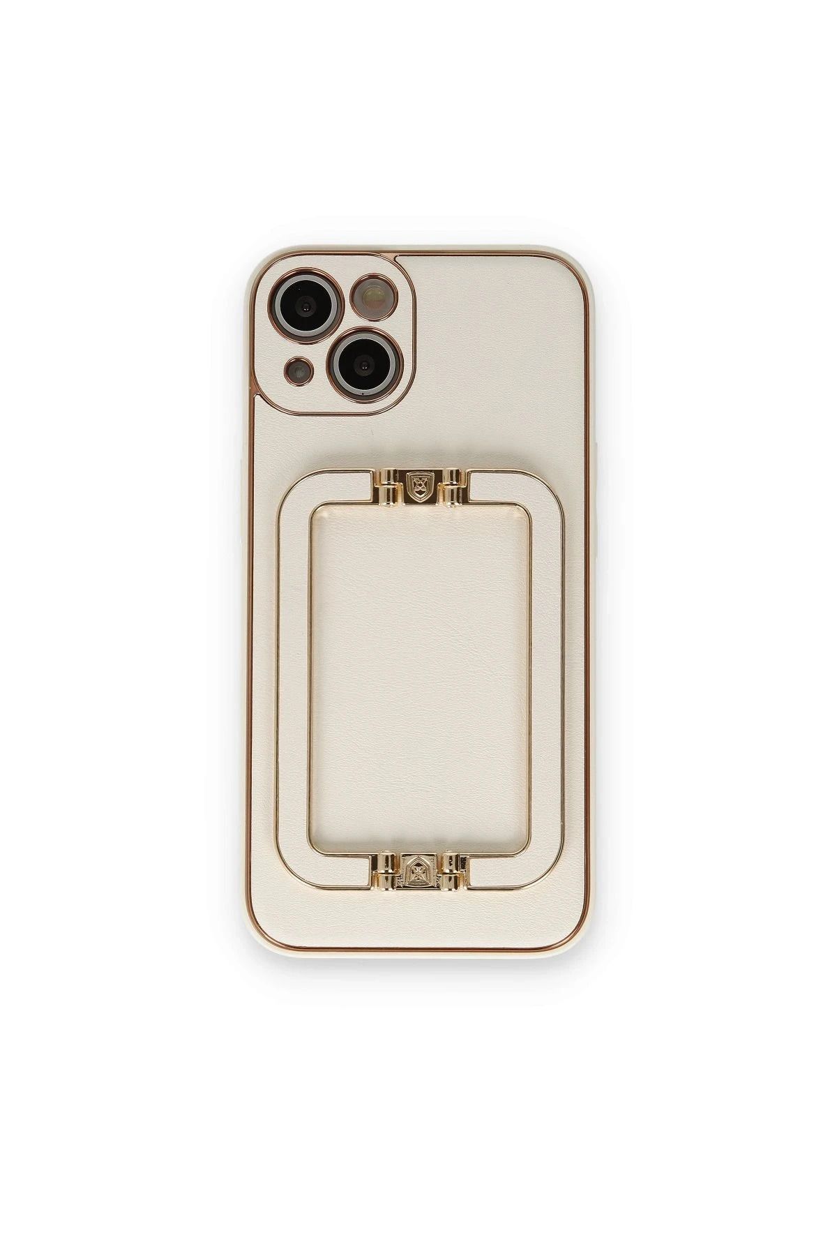 NewFace iPhone 14 Kılıf Coco Elit Kapak - Beyaz FERRG
