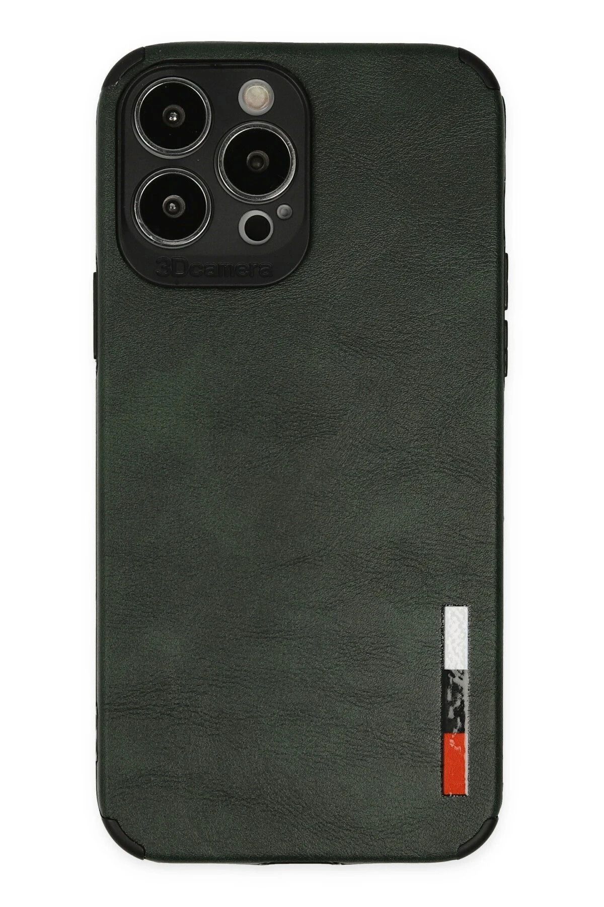NewFace iPhone 13 Pro Kılıf Loop Deri Silikon - Yeşil INSLM
