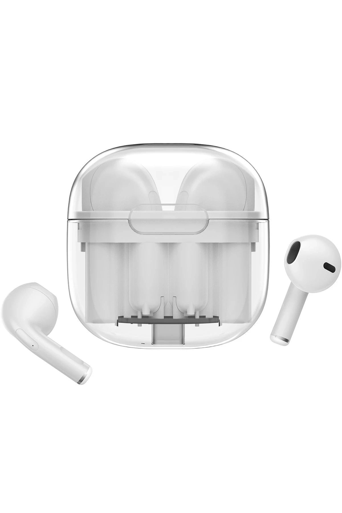 NewFace LS-09 Bluetooth 5.3 TWS Kablosuz Kulaklık - Gümüş DPMAH