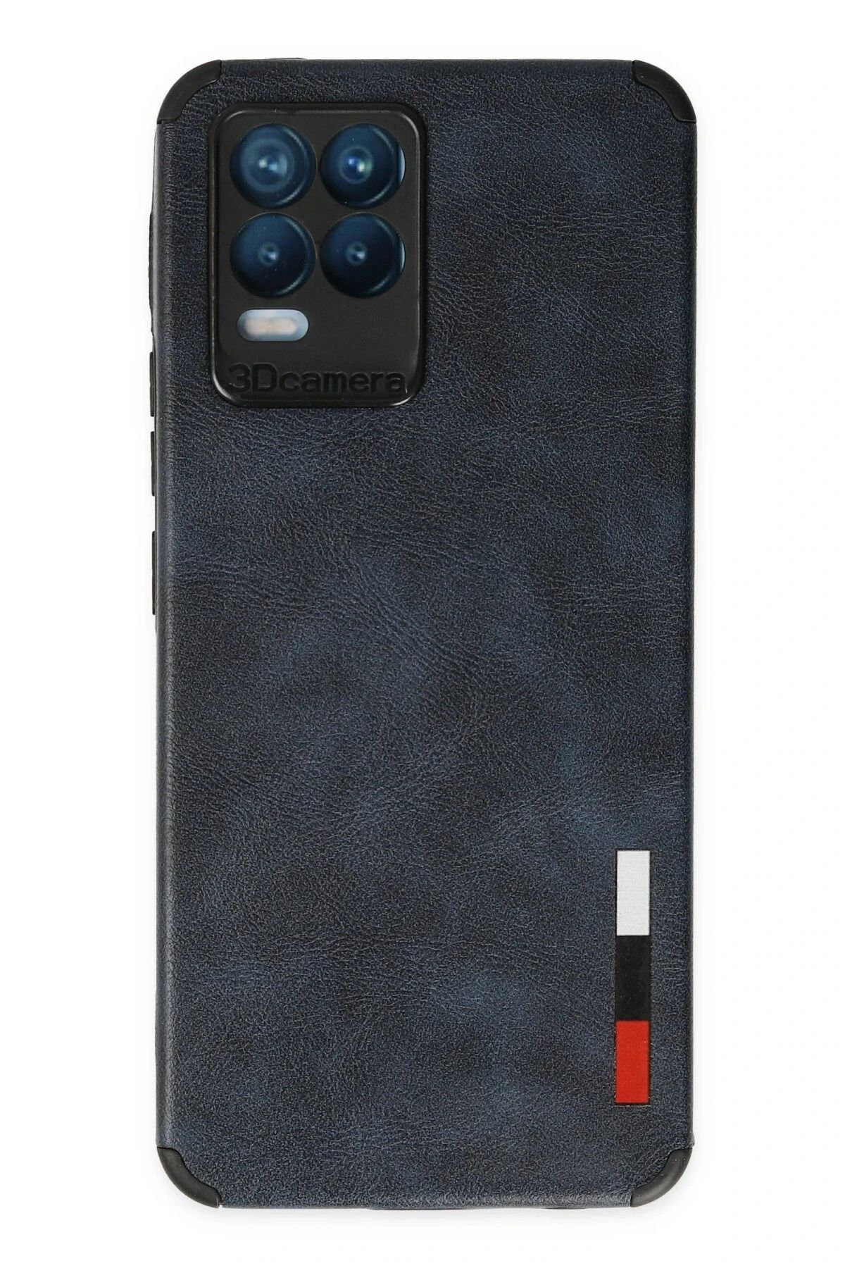 NewFace Realme 8 Kılıf Loop Deri Silikon - Lacivert NRMSA