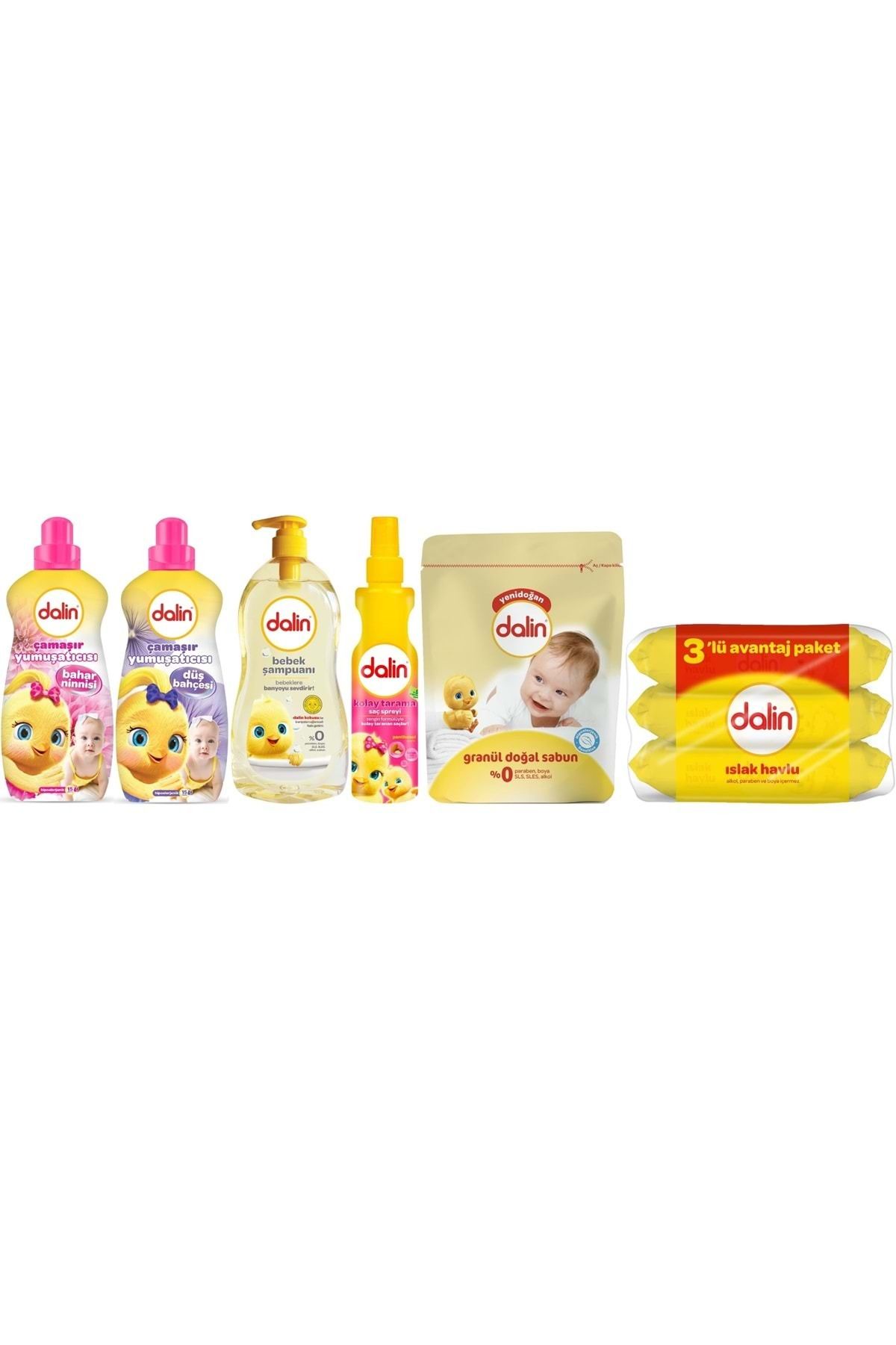 Dalin Bebek Bakım Seti (6 LI SET) Avantaj Paket