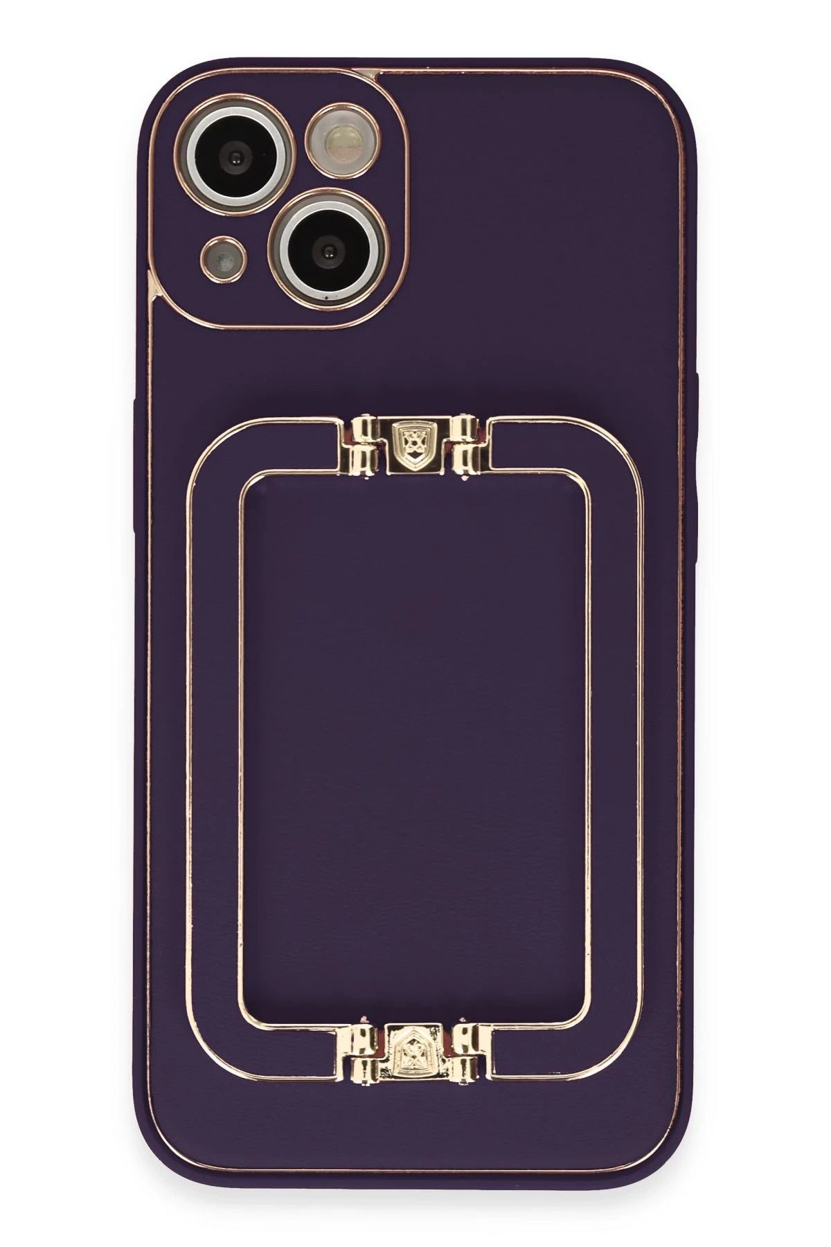 NewFace iPhone 14 Kılıf Coco Elit Kapak - Derin Mor FERRG