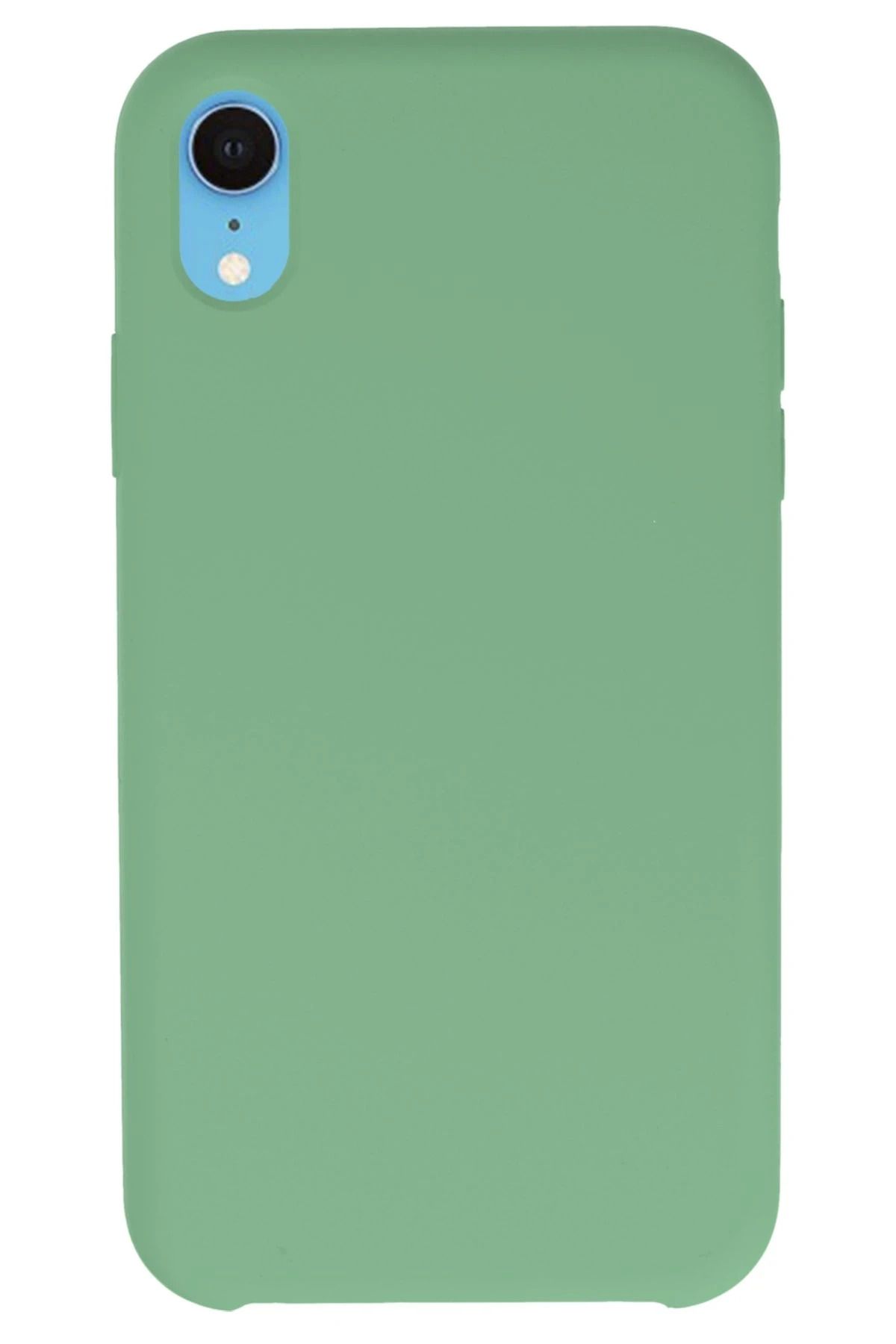 NewFace iPhone XR uyumlu  Kılıf Lansman Legant Silikon - Yeşil INSLM