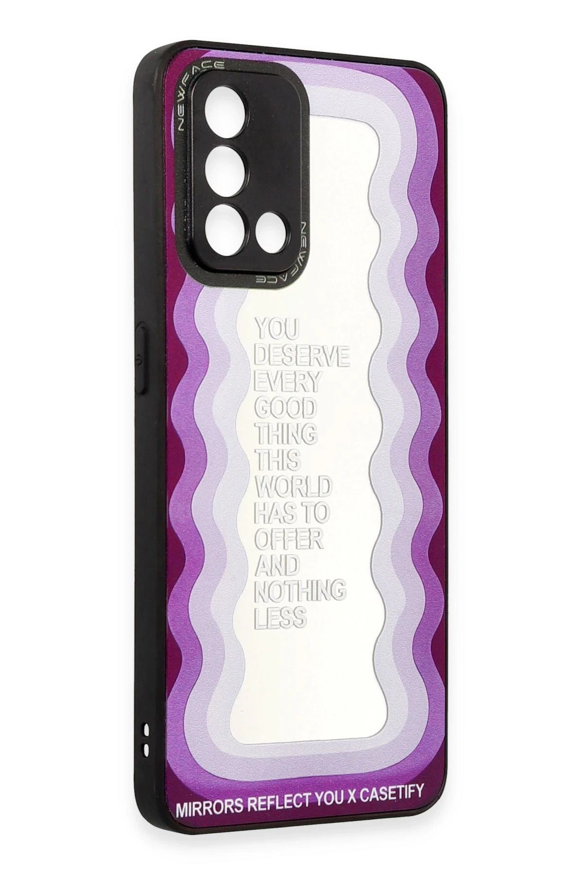 NewFace A74 4G Kılıf Mirror Desenli Kapak - Mirror - 5 DPMAH