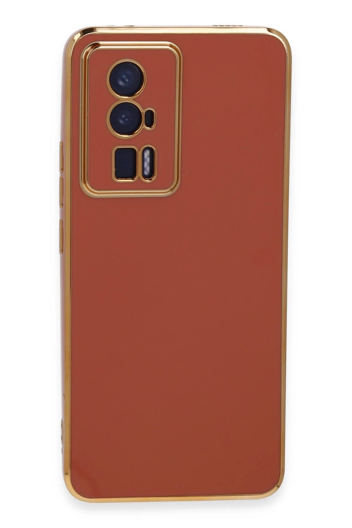 NewFace Xiaomi Poco F5 Pro Kılıf Volet Silikon - Kırmızı JOJUA