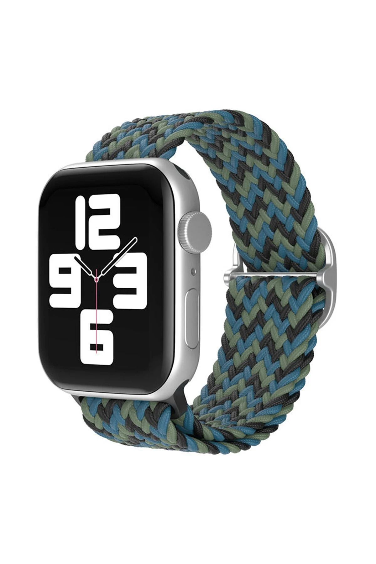 NewFace Apple Watch 38mm Star Kordon - Zigzag Mavi-Yeşil INSLM