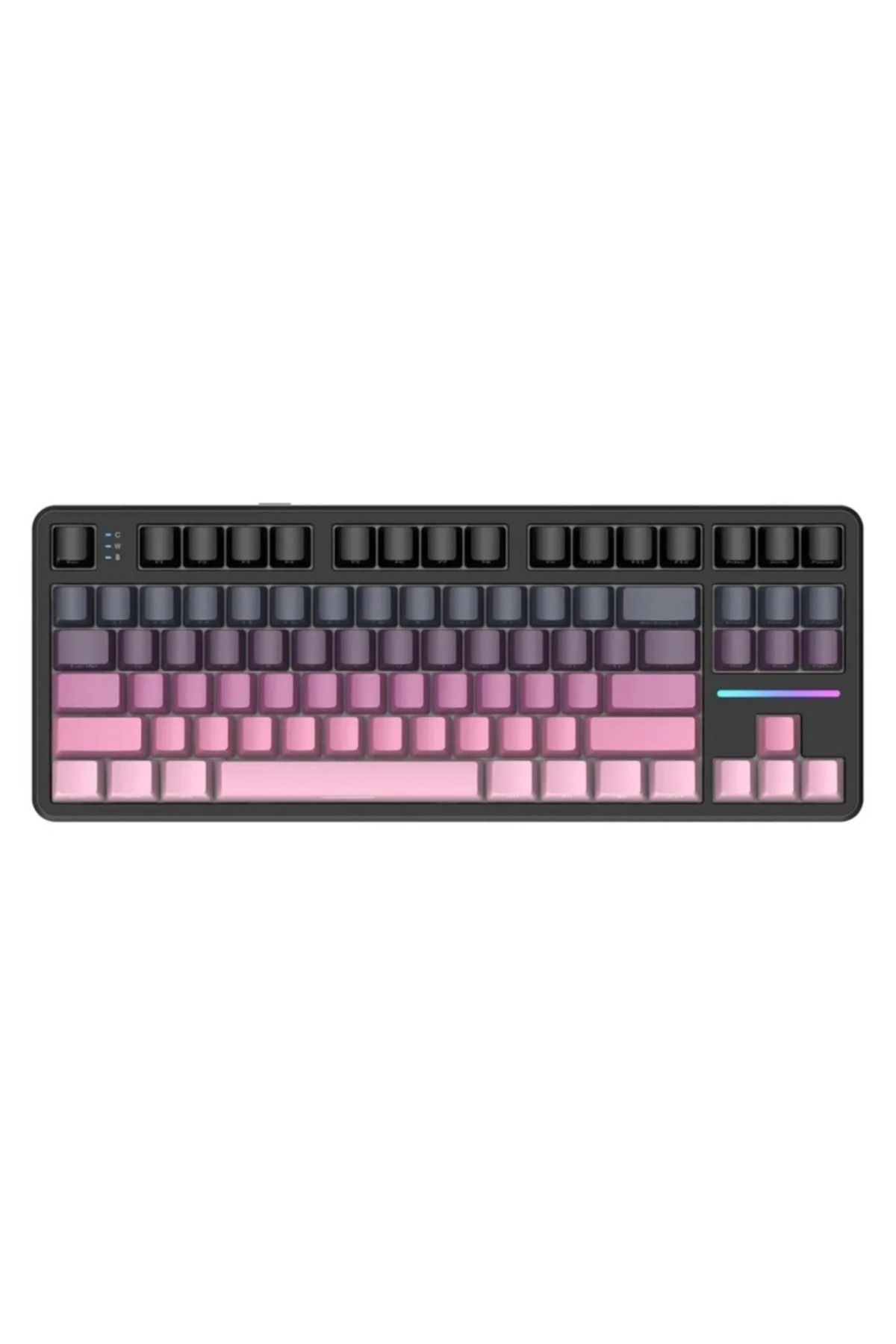 SiLabor X Attack Shark X87 Tri-mode Gasket PBT Mekanik Klavye Üçlü Mod: Bluetooth ve 2,4 G ve Tip-C
