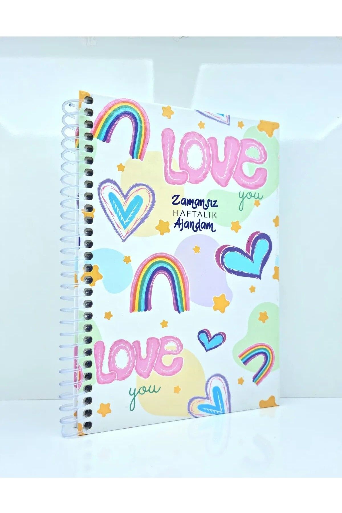 mcolor ZAMANSIZ AJANDA SPİRALLİ SERT KAPAK HAFTALIK DEFTER 17x24