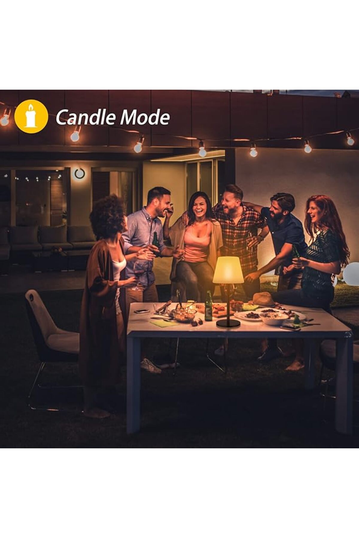 CLASSLIGHTS-Lampă de masă solară RGBW cu telecomandă - Iluminat exterior cu 2 opțiuni de înălțime 10
