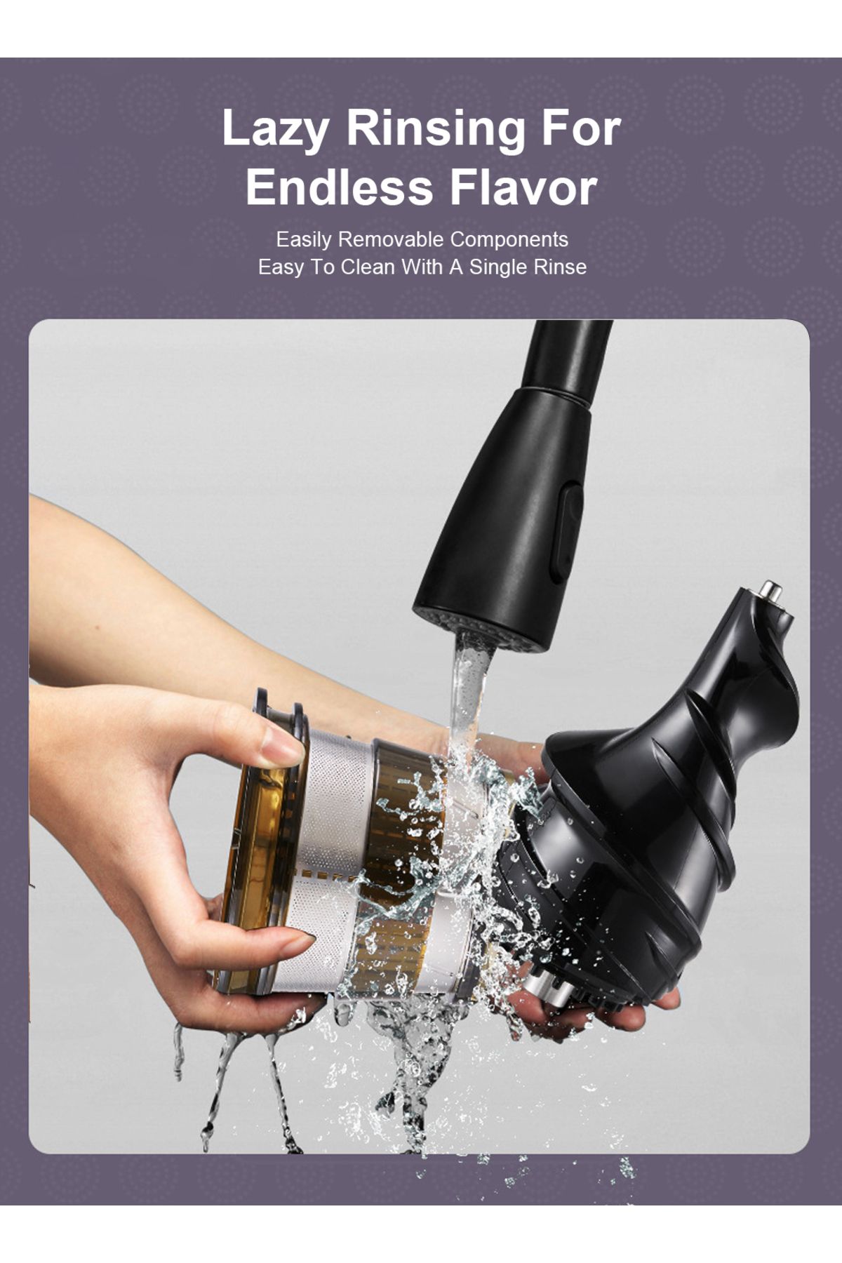 ET-LIFE-Slow Masticating Juicer, Slow juicer, Fruit/Vegetable Juicer, Cold Press Juicer with High Output 6
