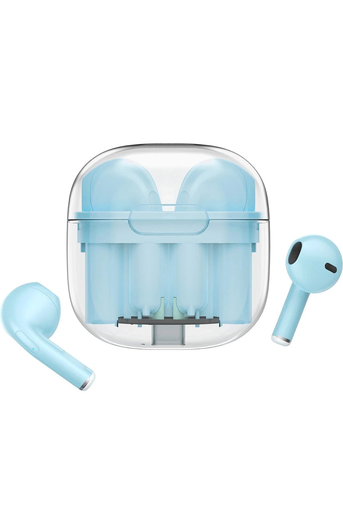 NewFace LS-09 Bluetooth 5.3 TWS Kablosuz Kulaklık - Mavi DPMAH