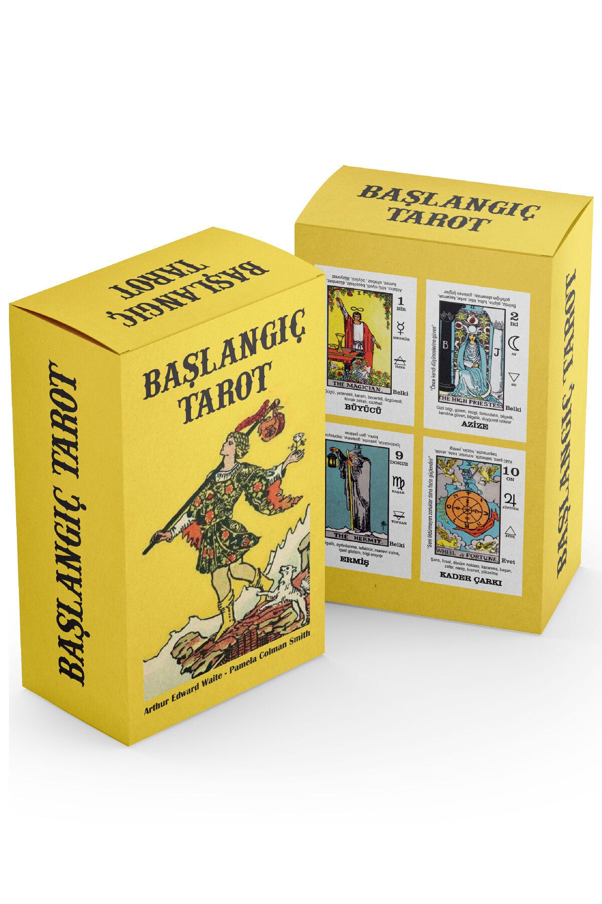 billstore Başlangıç Tarot | Rider Waite Tarot | Yeni Başlayanlar Için 78 Kartlık Deste Ve Anlam Kılavuzu