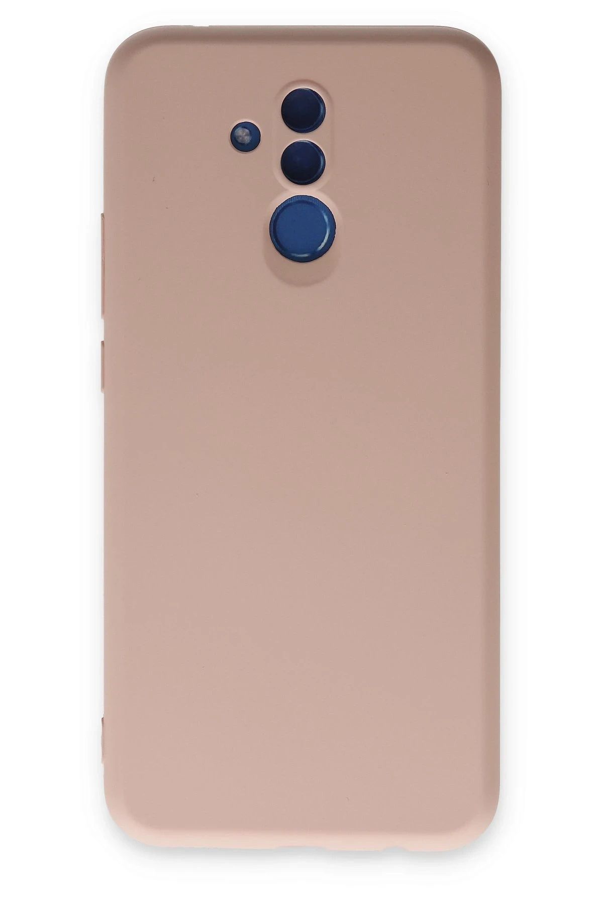 NewFace Huawei Mate 20 Lite Kılıf Nano içi Kadife Silikon - Pudra YNSMR