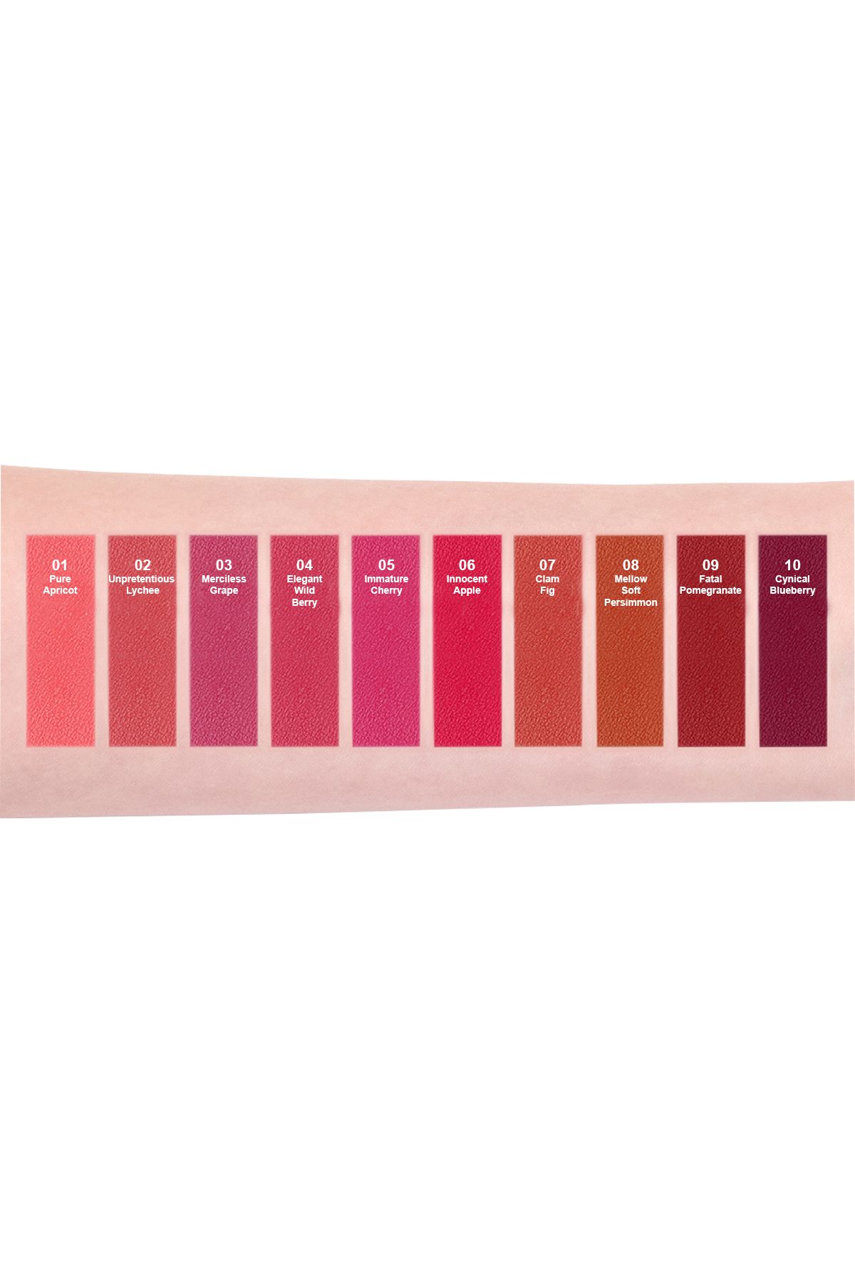 lilybyred-Mood Liar Velvet Tint / Velvet Finish Matte Tint - 02 Unpretentious Lychee 3