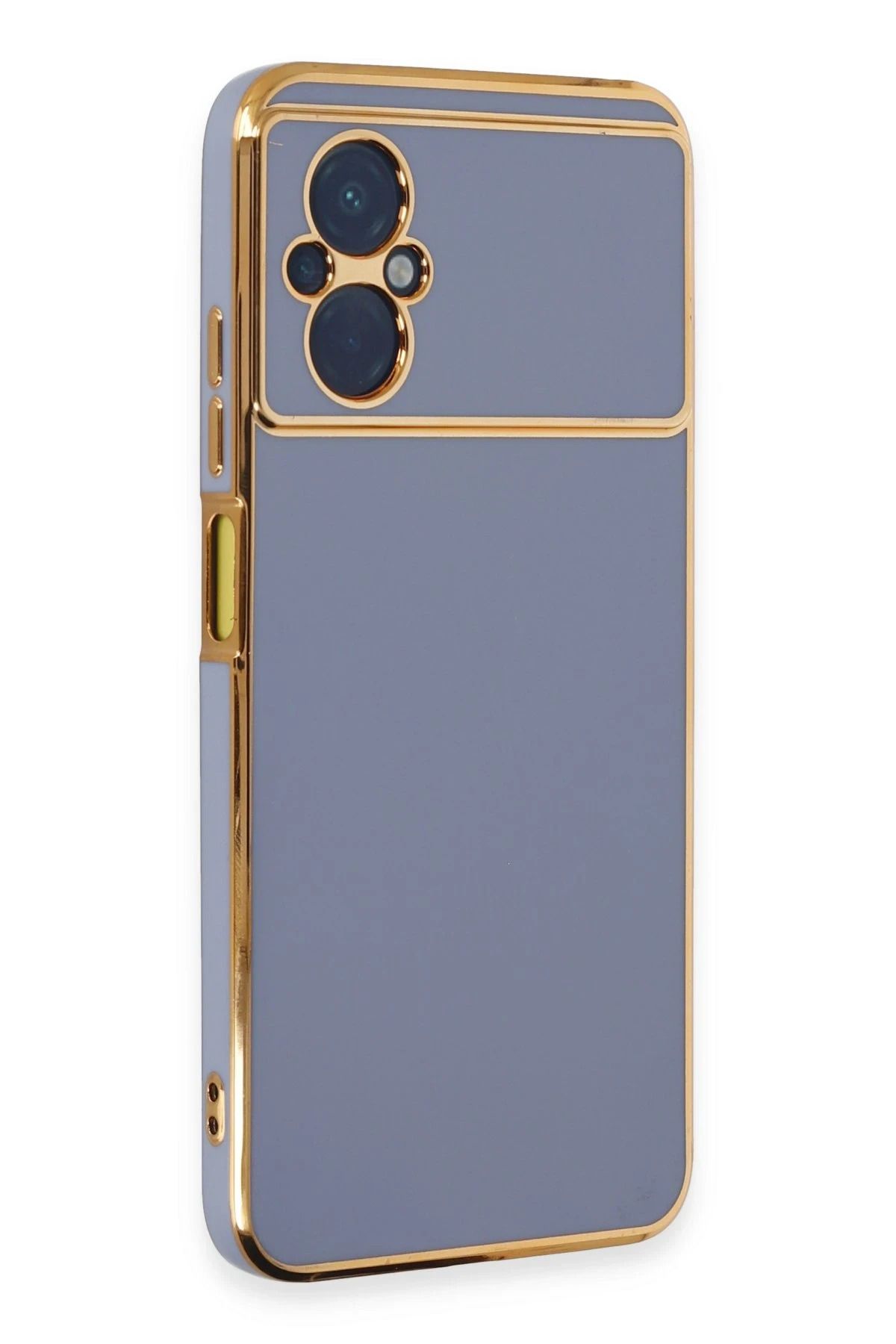 NewFace Xiaomi Poco M5 Kılıf Volet Silikon - Mavi JOJUA