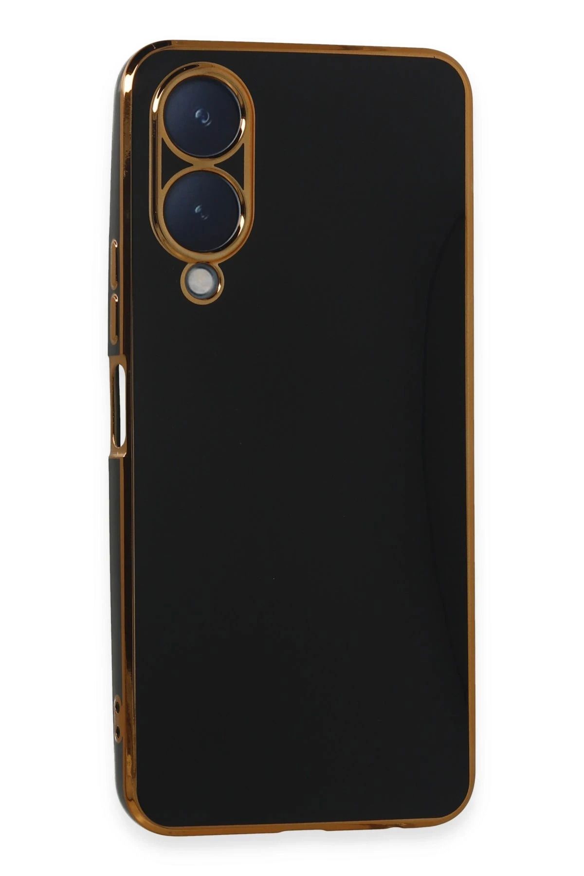 NewFace Vivo Y17S Kılıf Volet Silikon - Siyah JOJUA