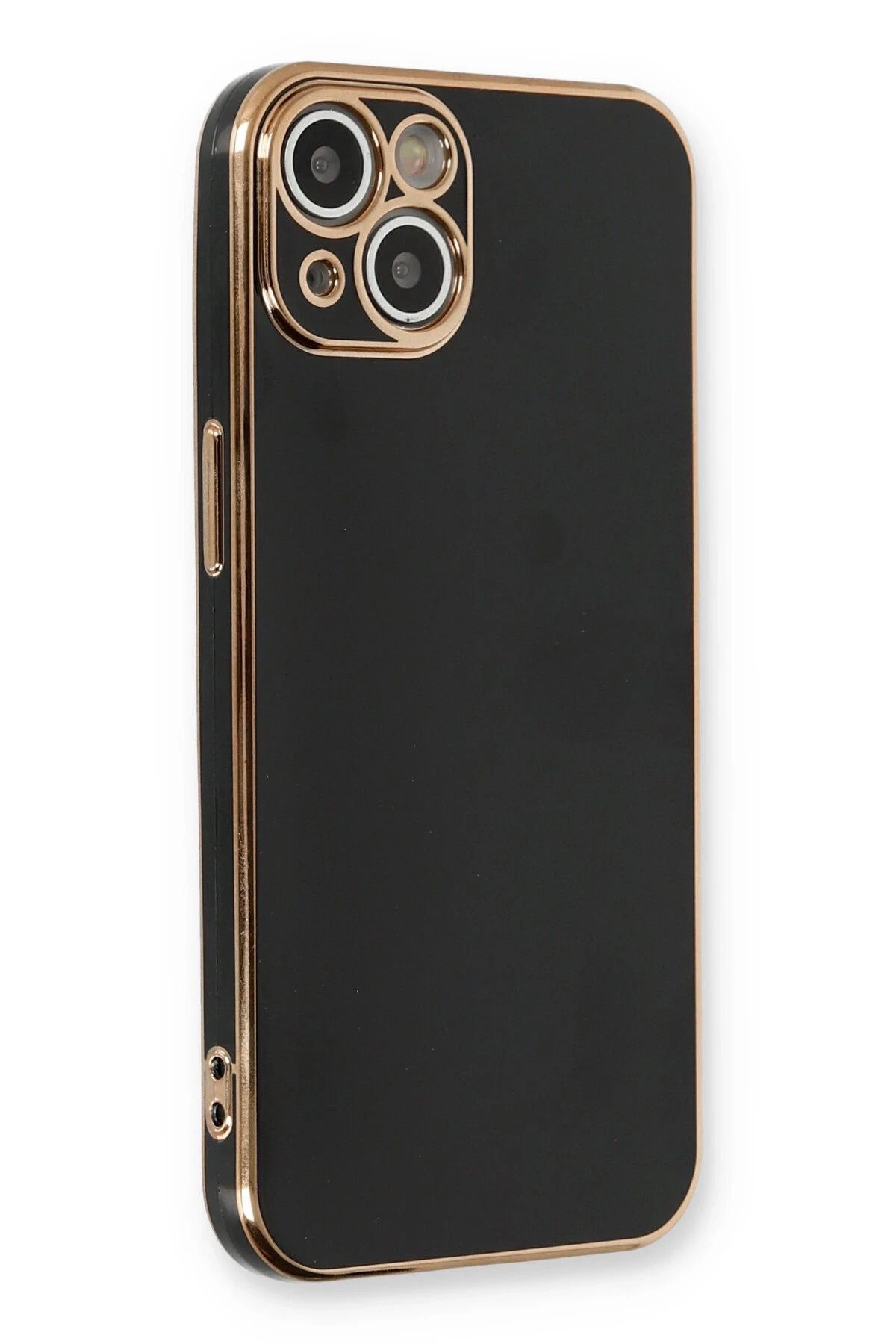 NewFace iPhone 13 Kılıf Volet Silikon - Siyah BSTMY