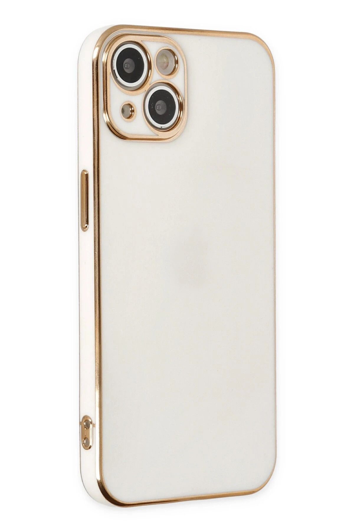 NewFace iPhone 13 Kılıf Volet Silikon - Beyaz FLKRY