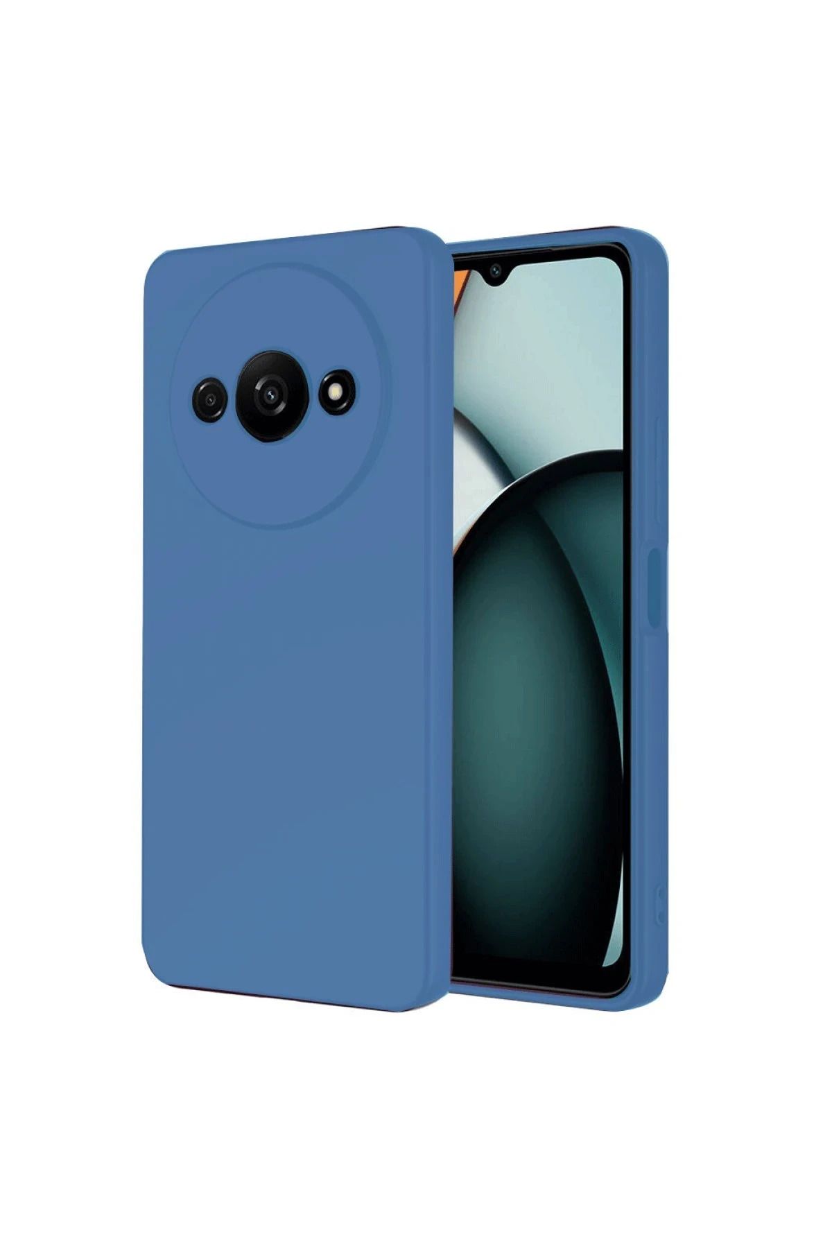 NewFace Realme C61 Kılıf First Silikon - Mavi HNZRN