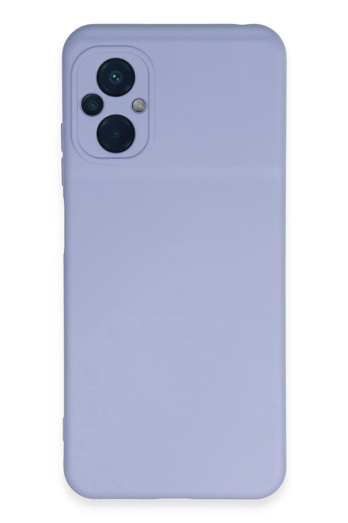 NewFace Xiaomi Poco M5 Kılıf Nano içi Kadife Silikon - Lila NRMSA