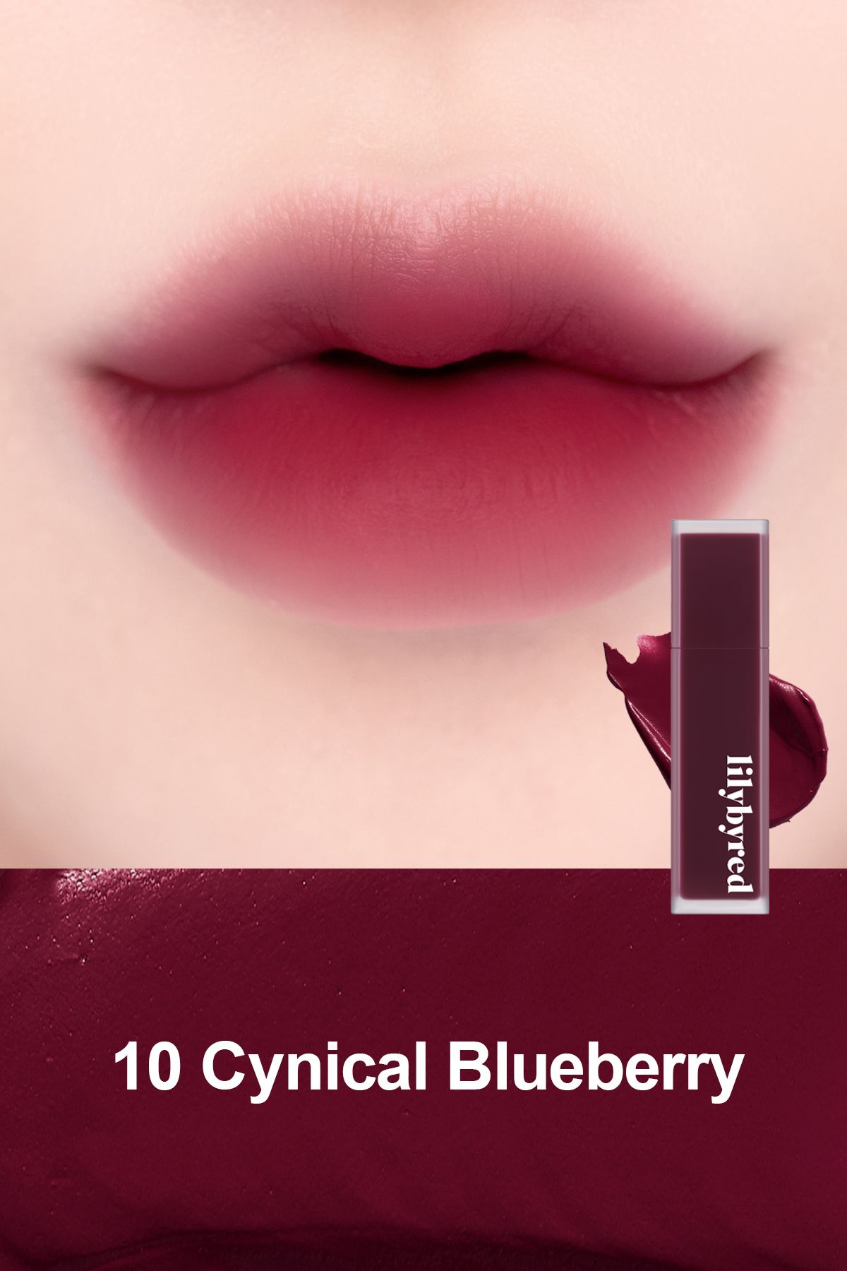 lilybyred Mood Liar Velvet Tint / Kadife Bitişli Mat Tint - 10 Cynical Blueberry