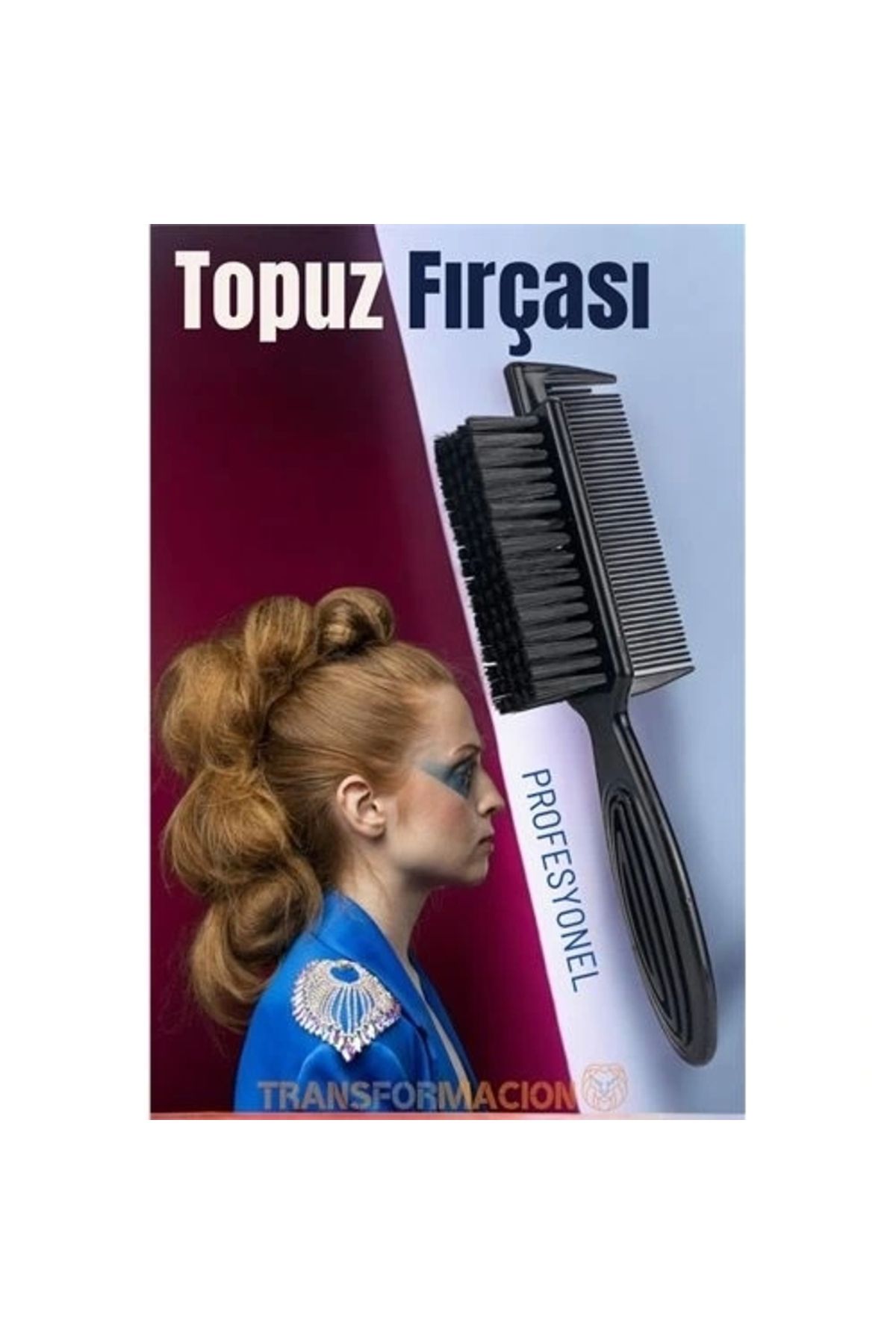 STOREMAX Saç Topuz Fırçası 2 Yönlü Professional