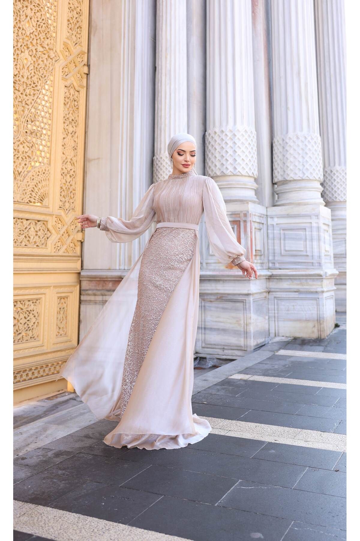 Halezademoda TESETTÜR ABİYE LAVANTA