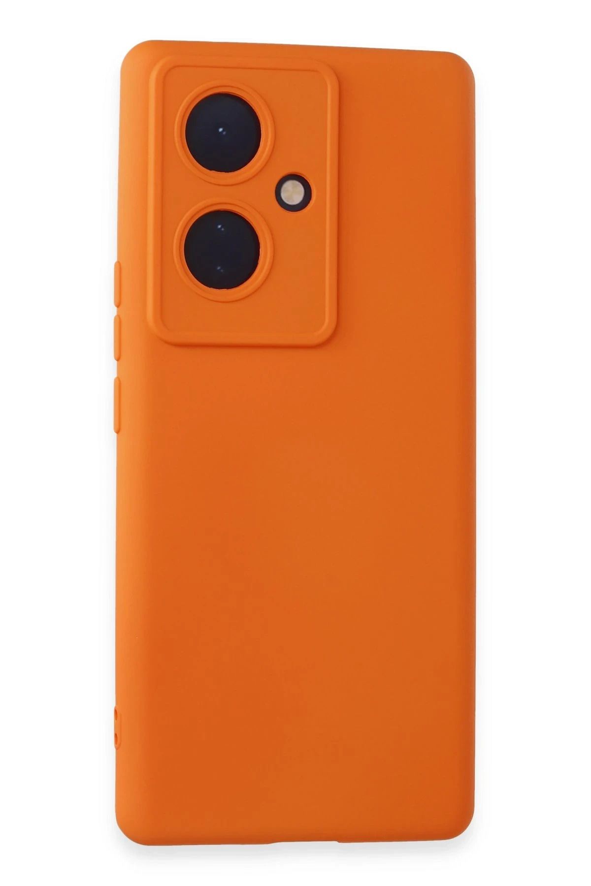 NewFace Vivo V29 Lite Kılıf Nano içi Kadife Silikon - Turuncu JOJUA