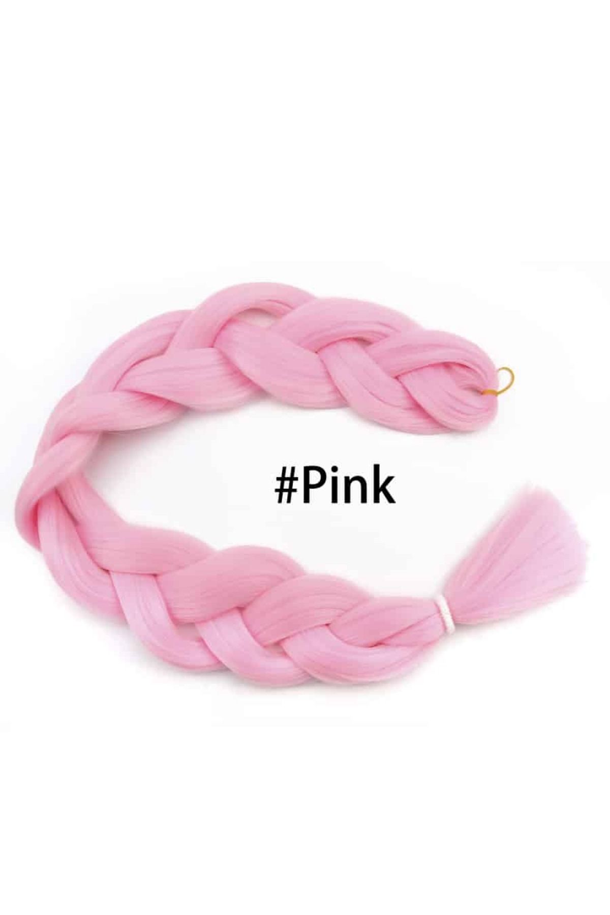 100 gr Pink 2 %100/fiber Sentetik Afrika Örgüsü