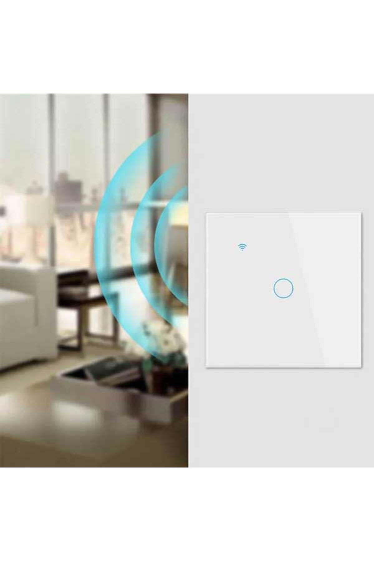 CLASSLIGHTS-Întrerupător tactil inteligent alb, WiFi, Classlights, 10A, control vocal, Smart Life / Tuya, LED 3