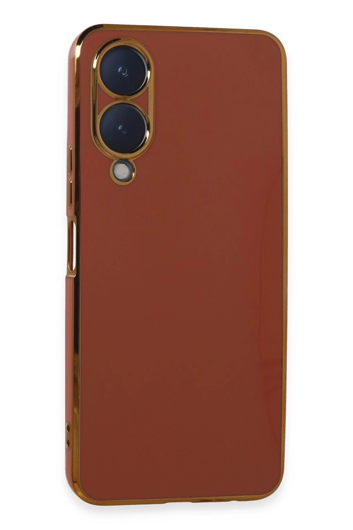NewFace Vivo Y17S Kılıf Volet Silikon - Kırmızı JOJUA