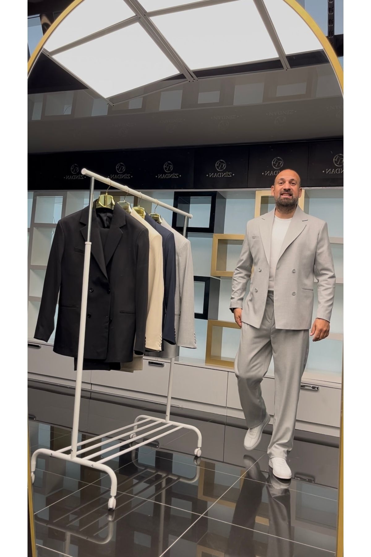 Zindan Oversize Takım Elbise Gri