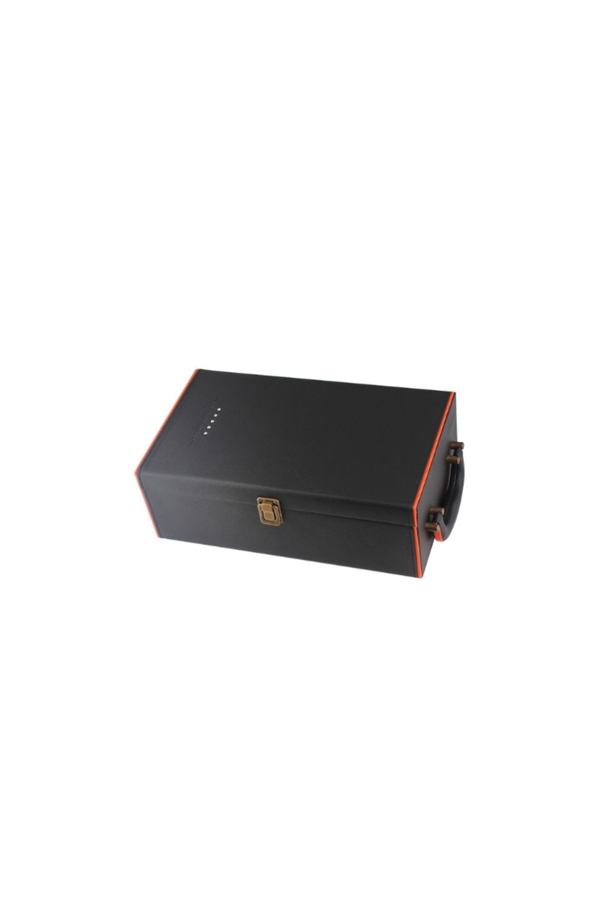 OEM-Deluxe Wine Box Set, Mindblower, for 2 bottles, with wine accessories included, orange interior 6