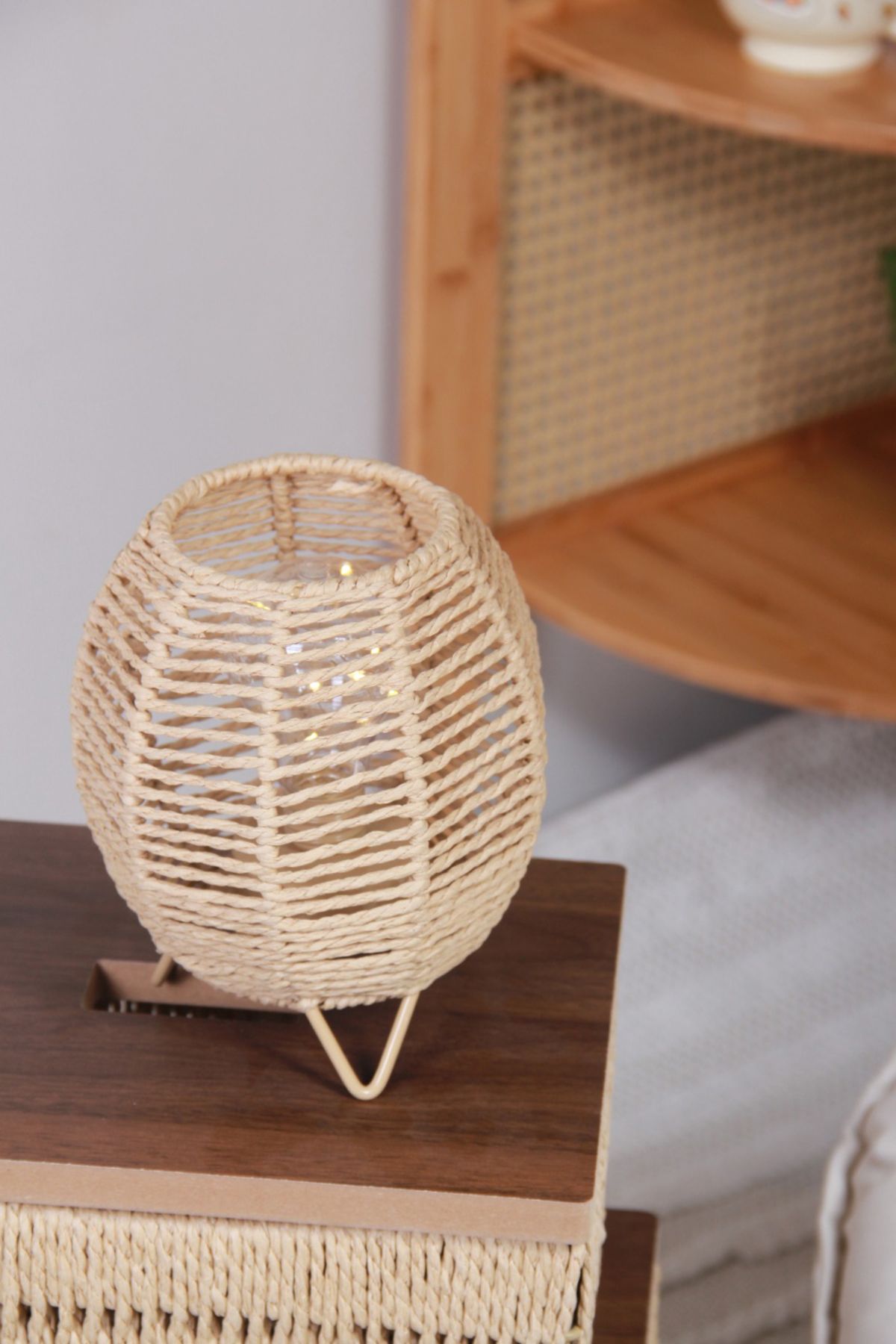 Generic-Versatile storage basket set with distinctive lampshade 2