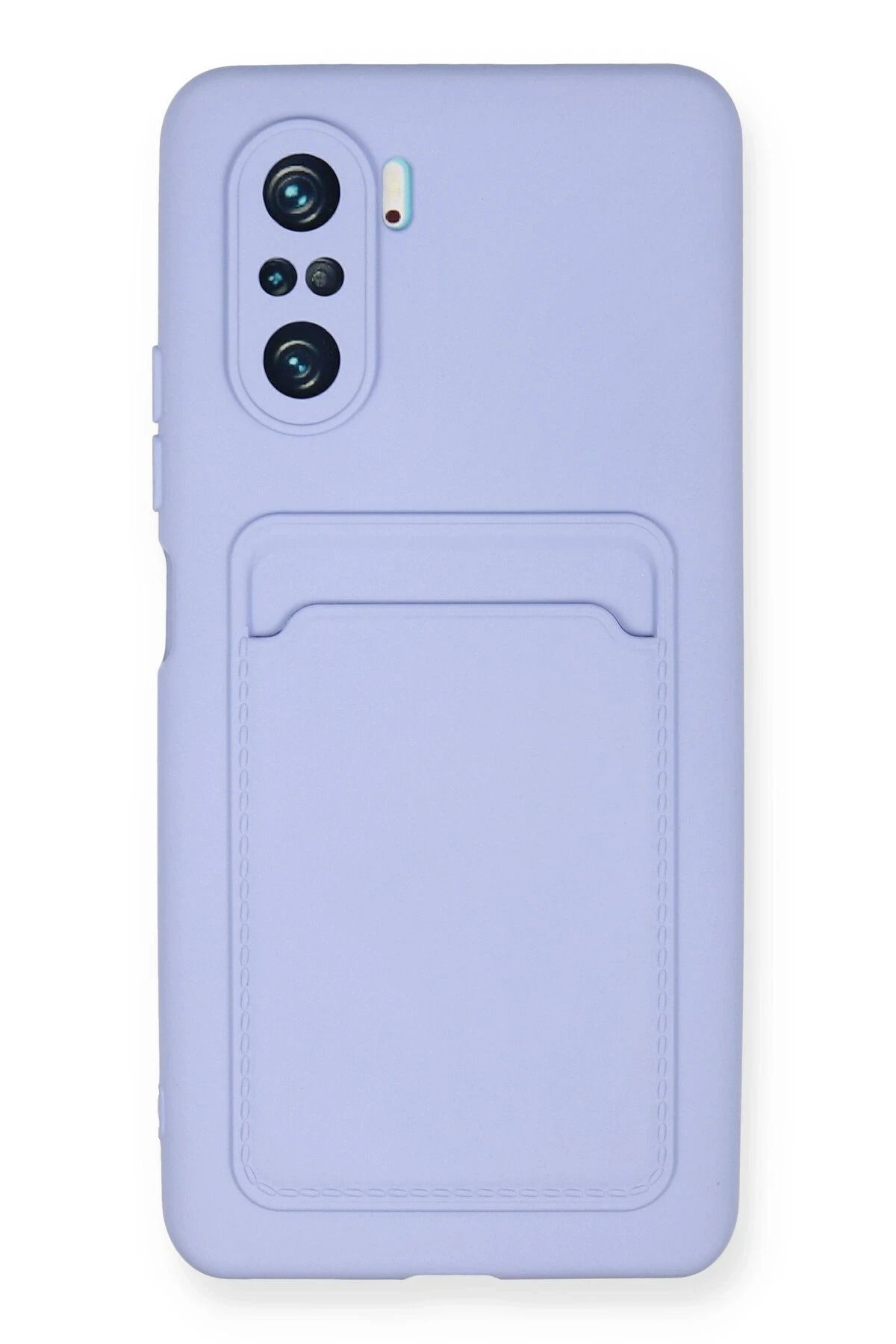 NewFace Xiaomi Mi 11i Kılıf Kelvin Kartvizitli Silikon - Lila JOJUA