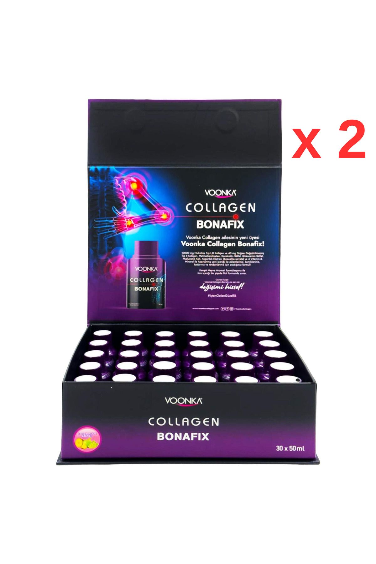 Voonka Collagen Bonafix 50ml X 30 Shot - 2 Adet