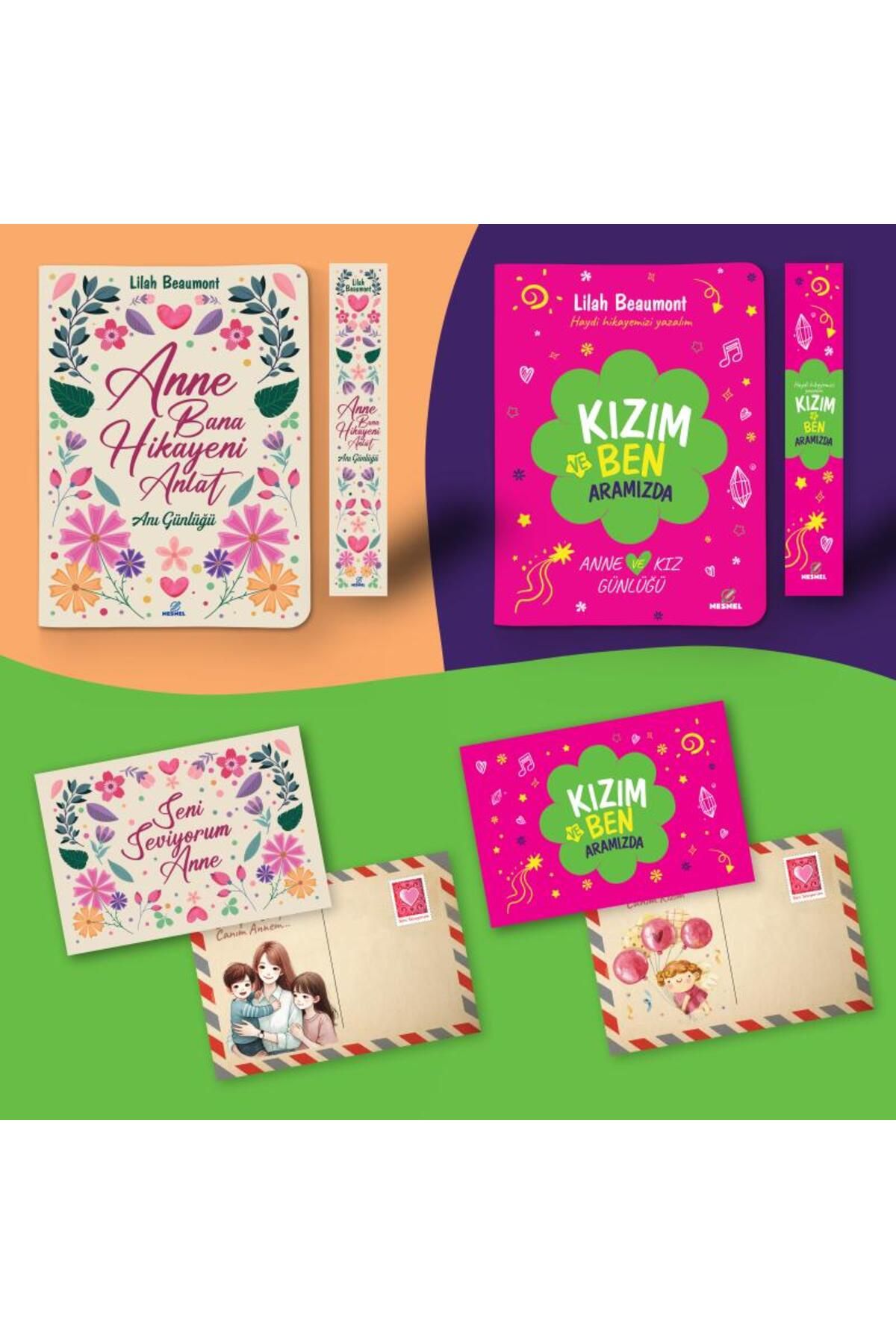 nesnel yayınlar Anne Kız Hikayeleri - Ayraç ve Kartpostal İlaveli