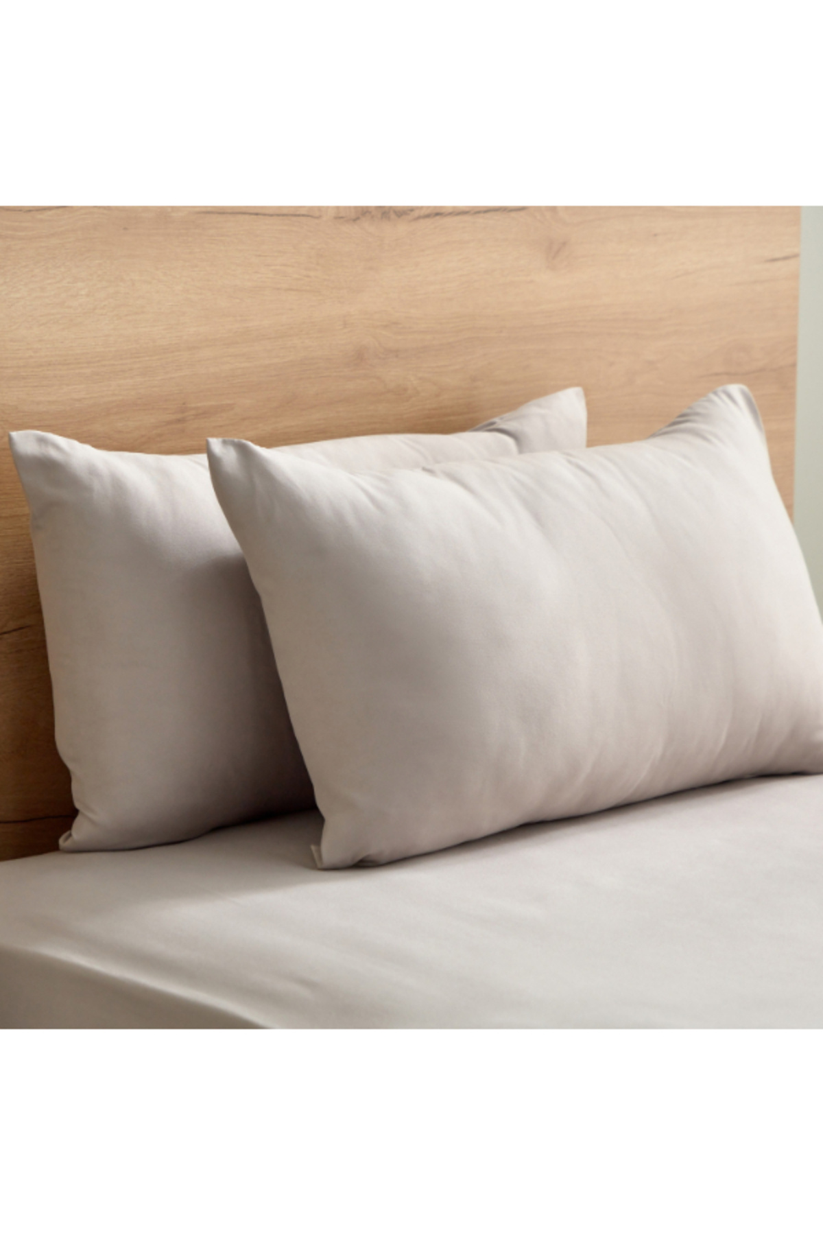 Home Box Derby 2-Piece Solid Microfiber Pillowcase Set 45x70 cm