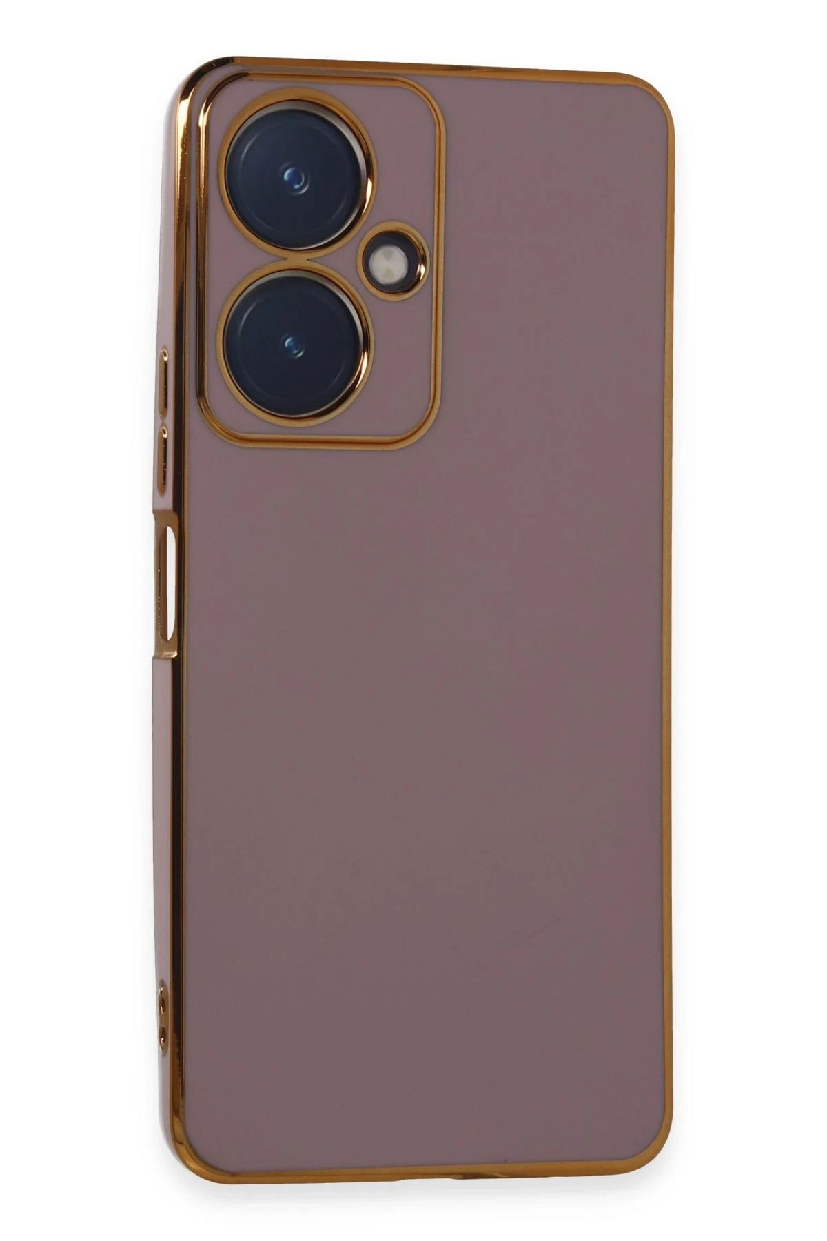 NewFace Vivo Y27 Kılıf Volet Silikon - Mor NRMSA